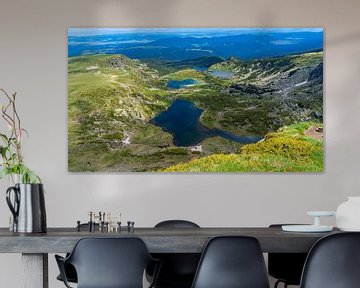 Vue sur certains lacs des 7 lacs de Rila, Bulgarie