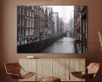 Amsterdam in de winter van Nicole Van Stokkum