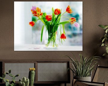 Tulips Final Day by Corinna van der Ven