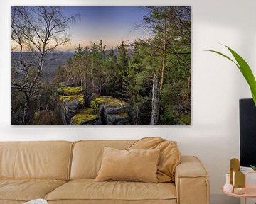 Quirlwächter, Sächsische Schweiz - Felsen und Festung Königstein von Pixelwerk