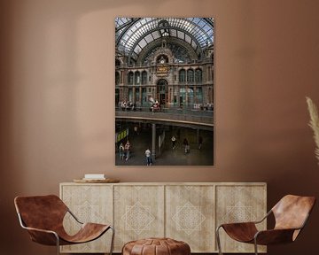 Antwerp-Central station in Belgium