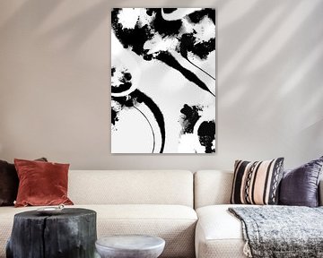 Abstract Black & White I by JINX Illustrations