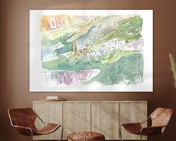 Example of the artwork in a room