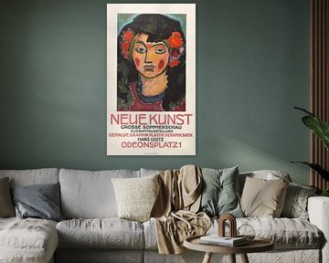 Plakat für der Galerie Neue Kunst, Alexej von Jawlensky