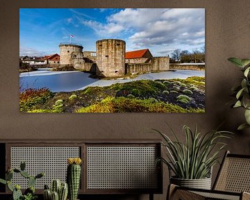 Das Wasserschloss von Friedewald in Hessen von Roland Brack