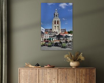 Frühling auf dem großen Marktplatz in Bergen op Zoom von Sabina Meerman