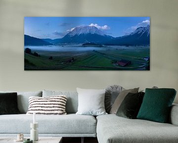 Vue panoramique de la Zugspitze sur Bart Harmsen