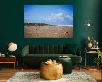 Plage de la mer du Nord à Vlieland sur Nienke Boon