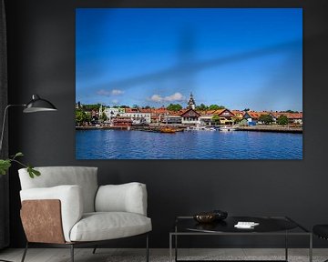 Blick auf die Stadt Västervik in Schweden von Rico Ködder