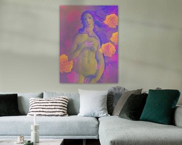 The Birth of Venus, after the work of Sandro Botticelli - Pop Art by MadameRuiz