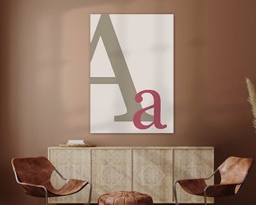 Letter A, 1x Studio II van 1x