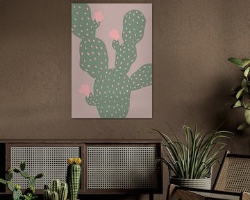 Groene cactus, 1x Studio