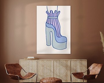 Blue Heel, 1x Studio by 1x