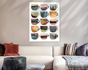 Earthy Coffee Cups, Elisabeth Fredriksson by 1x