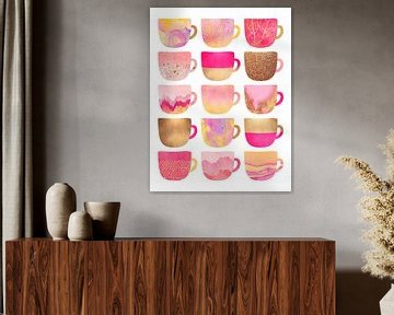 Pretty Pink Coffee Cups, Elisabeth Fredriksson by 1x