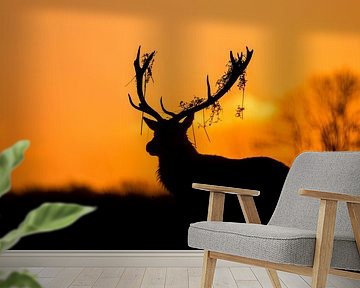 Rotwild Hirsch Silhouette