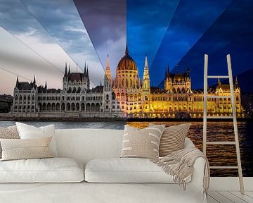 Hongaars Parlementsgebouw in time-lapse van Marnix Teensma