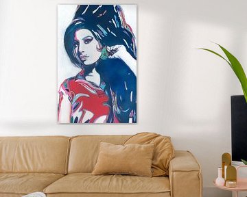 Pop Art | Wanddecoratie | Amy Winehouse | Kunst | Eigentijds | Moderne Kunst van heroesberlin