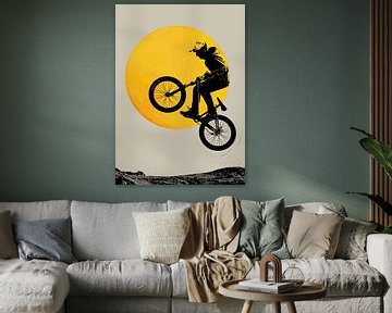 Minimal Art Biker #minimal von JBJart Justyna Jaszke