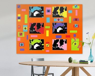Example of the artwork in a room