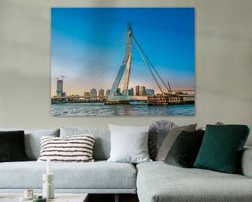 Rotterdamse Brug en Skyline van Mustafa Kurnaz