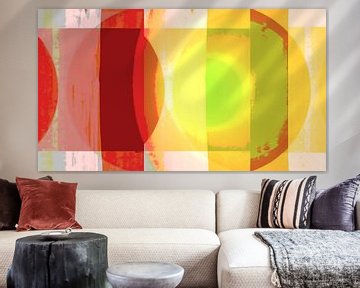 Abstract pop shapes by FRESH Fine Art