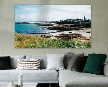 Saint-Malo in France at low tide by Suzanne Spijkers