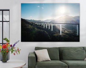 Bridge in Italian Landscape by Sven en Roman