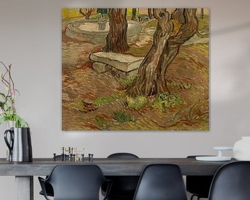 Die steinerne Bank in der Anstalt von Saint-Remy, Vincent van Gogh