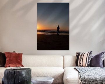 Wandel op het strand