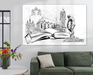 Example of the artwork in a room