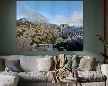 Termessos, the ancient theater, Turkey by Ralph Rainer Steffens