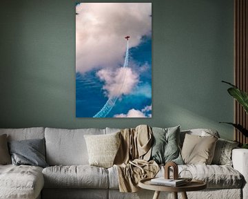 stuntvliegen tussen de wolken 8