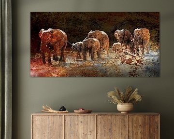 Elephants by Chris Moll