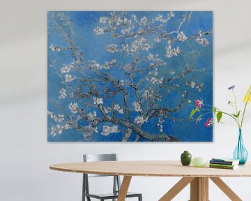 Almond blossom by Vincent van Gogh (Dark blue)