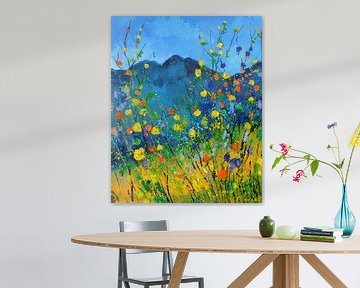 Vuurwerk van bloemen van pol ledent