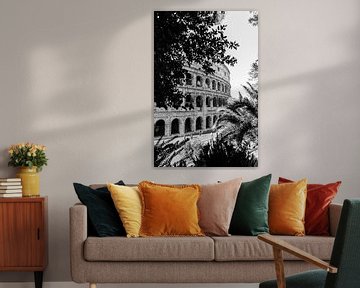 Colosseum Rome in zwart-wit