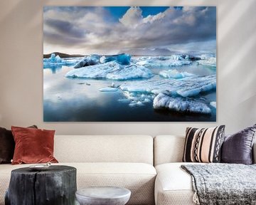 Gorgeous icebergs in Iceland from Jokulsarlon by Roy Poots