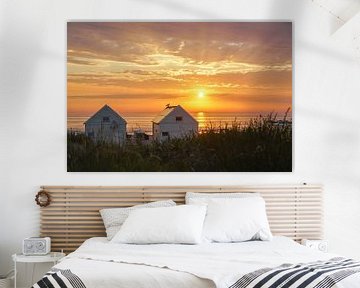 Strand und Sonne an der Küste von Katwijk aan Zee von Dirk van Egmond