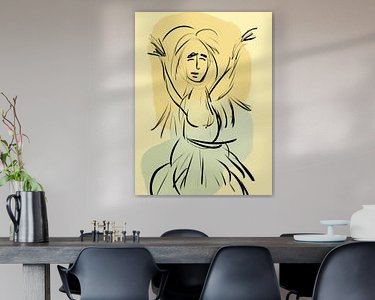 Example of the artwork in a room