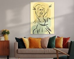 Example of the artwork in a room