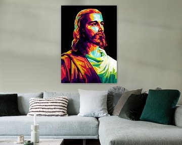 Jezus wpap pop art van Wpap Malang