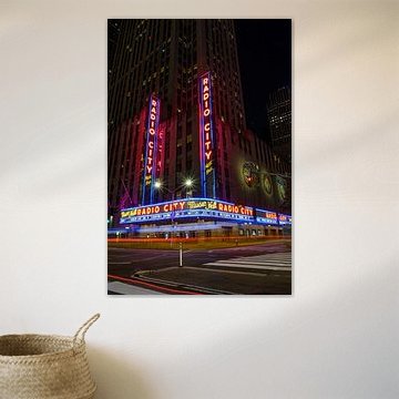 Radio City Music Hall by night