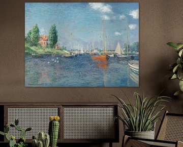 Rode Boten, Argenteuil, Claude Monet