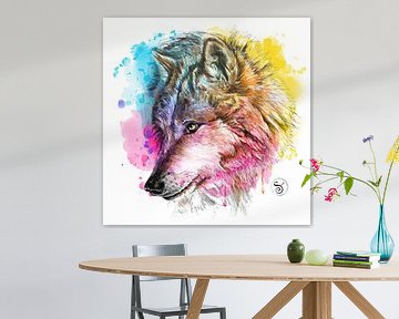 Wolf van Sue Art studio