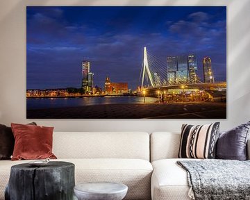 Skyline van Rotterdam van Rob Baken