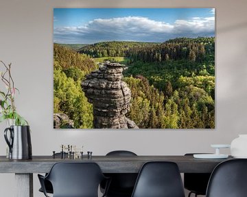 Bielatal, Sächsische Schweiz - Felstürme und Ottomühle von Pixelwerk