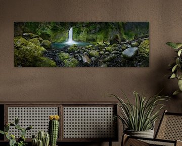 Betoverde waterval in Oregon / USA. van Voss Fine Art Fotografie