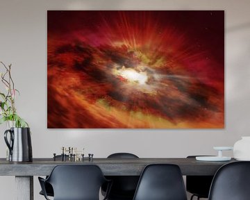 Impression de la photo de Hubble sur Brian Morgan