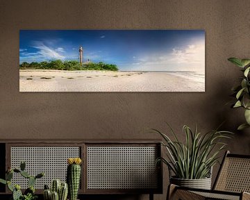 Lighthouse on the beach on Sanibel Island in Florida. by Voss Fine Art Fotografie